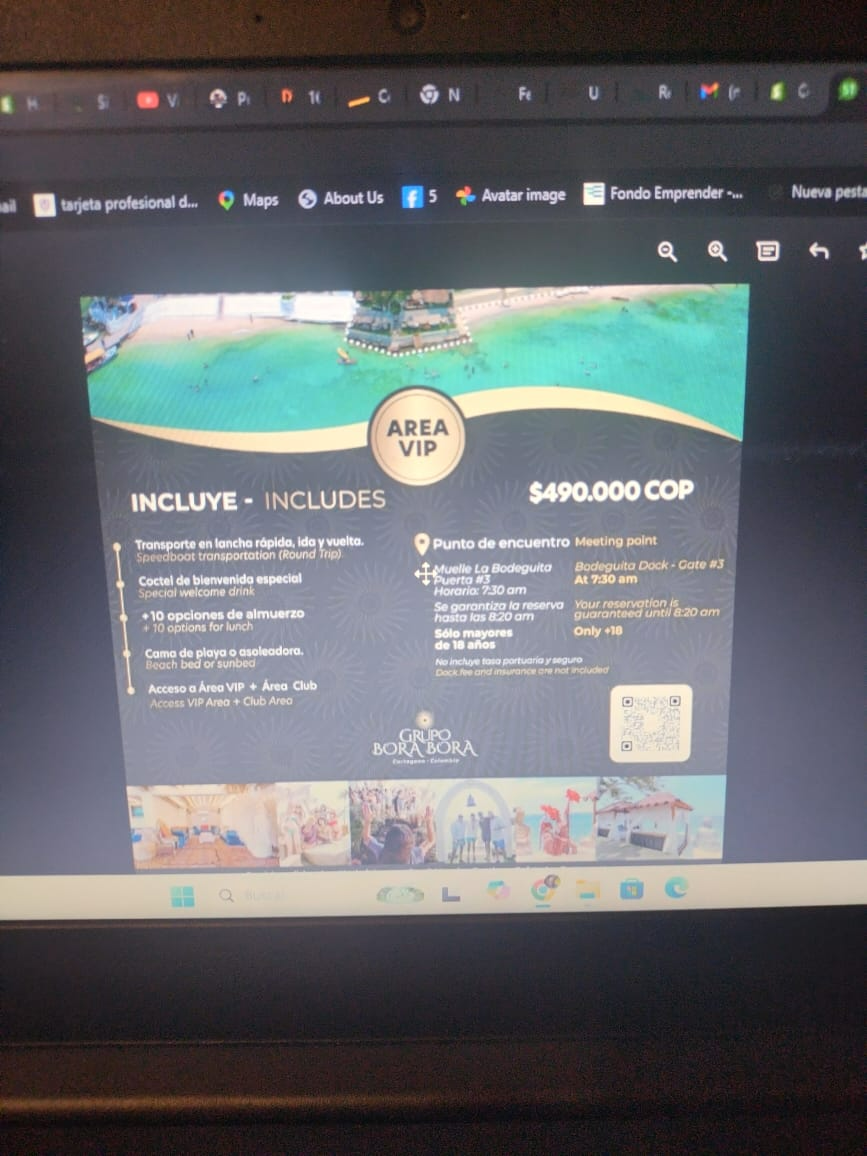 Bora Bora Day Pass | Beach Club Cartagena