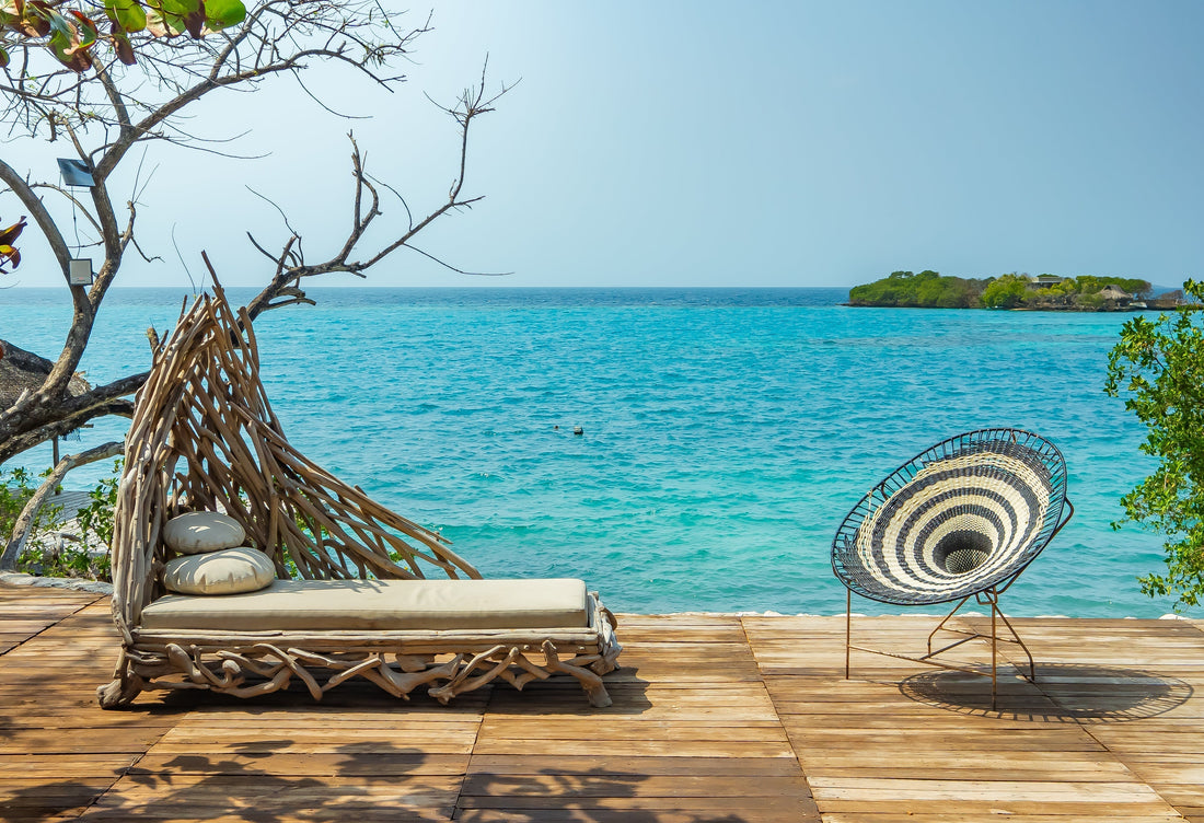 Rosario Islands, Cartagena de Indias, Colombia - Crystal-clear turquoise waters of the Colombian Caribbean