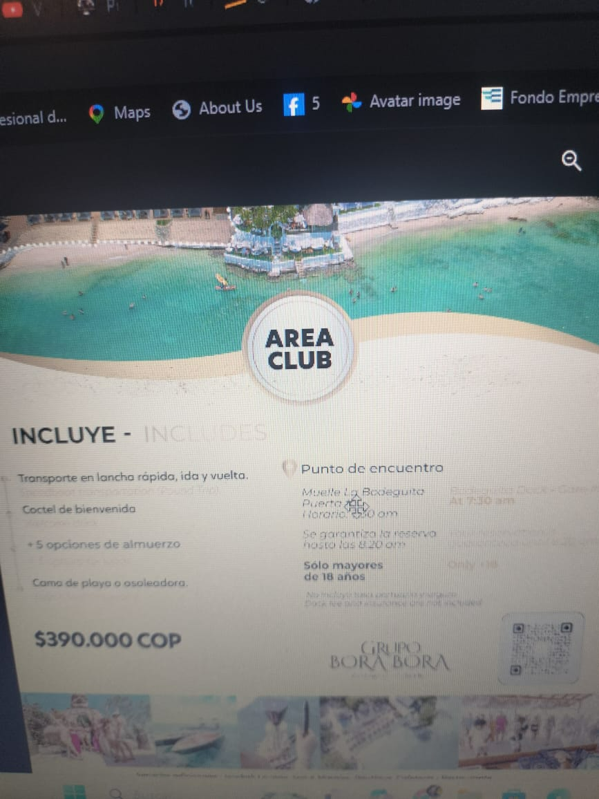 Bora Bora Day Pass | Beach Club Cartagena